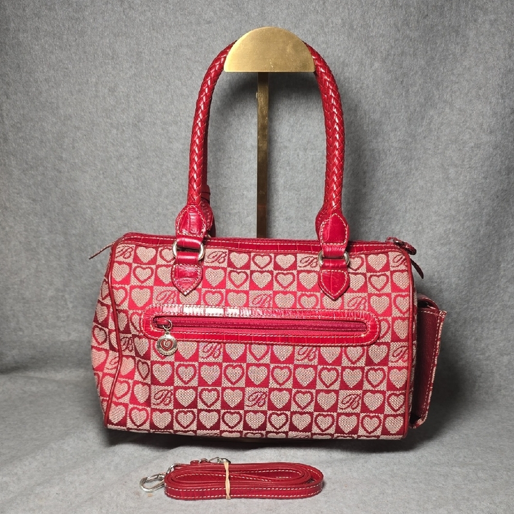 Brighton Red Heart Satchel - Picture 2 of 16